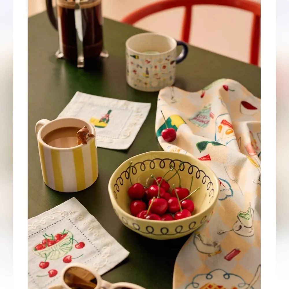 Urban Outfotters Home Mia Icon Tea Towel